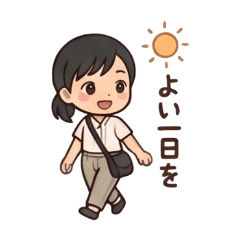 Healing Girl Daily Chat Stickers