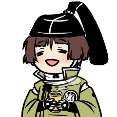 Ishikirimaru and Aoe casual Sticker 2
