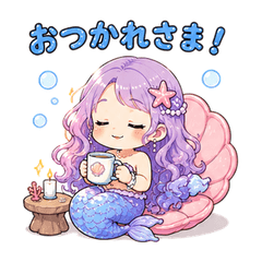 Cute Mermaid Stickers vol.1