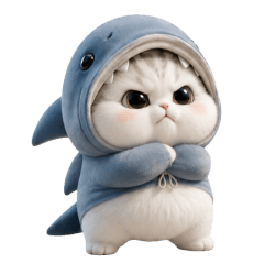 Cat baby shark! Tuatung (No text)