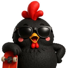 ไก่ดำ ตัวตึง (No text)