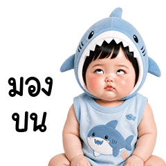 เด็กอ้วงหมวกหลามบุกน่ารัก