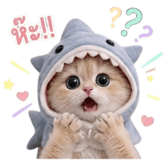 Shark Mochi Kitty : Huhhh?!