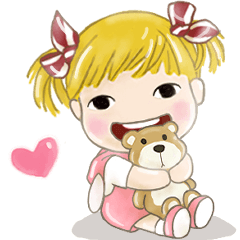 Orange the girl 33-Jelly Stickers