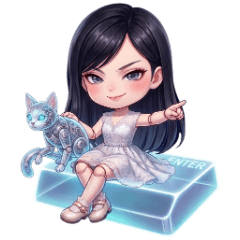 Miao Miao & Her Cyber Cat-Zero Filter