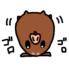 wild boar piglet Sticker
