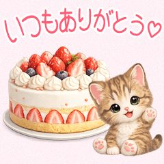 とら猫トラちゃん スイーツな毎日