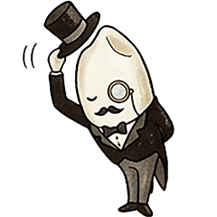 Rice gentleman stamp