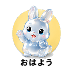 Crystal Jelly Neth. Dwarf Bunny Boyfrien