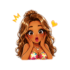 Tropical Girl mood pack