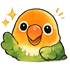 Lovebird Stickers Ver2