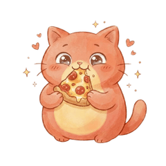 Foodie Cat Daily Emotions