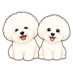 Fluffy Bichon Buddies - English