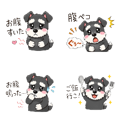 Hungry Schnauzer Daily Stickers