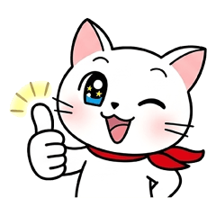 White cat Cherry (R) 02