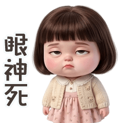 泡芙妹妹眼神死