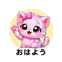 Holographic Black  Cat Girlfriend