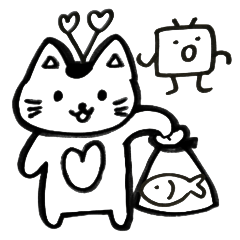 【bobo lab】貓拼貼樂(適用淺色背景)