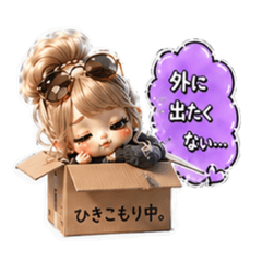 ギャルシールpart2♡ゆるネタ脱力系♡