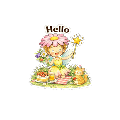 Flower Fairy - Gentle Daily Stickers
