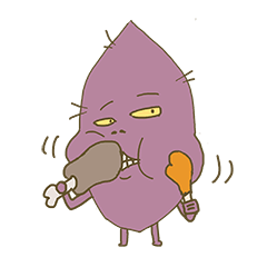 Angry sweet potato