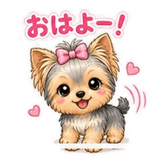 Bow Yorkie Days