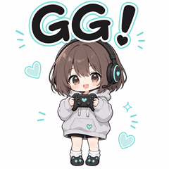 Gamer Girl Love Stickers