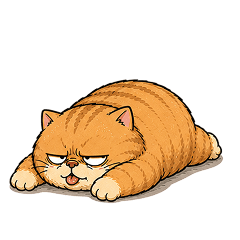 Smug Chubby Orange Cat Daily Vol.2