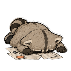 Raccoon Office Meltdown