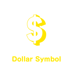 世界通貨のシンボルスタンプ1