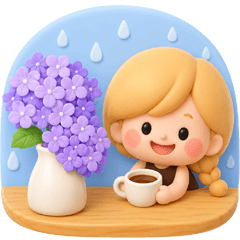 3D Girly Girl: Rainy Days
