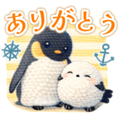 あみぐるみ✨シマエナガと夏の思い出✨