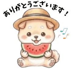 Summer-themed stickers