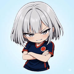 Sassy Silver Bob Girl: Soccer Reactions