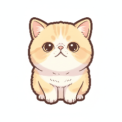 Exotic Shorthair Cat - Sending Love
