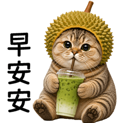 Tabby cat durain head [TW]