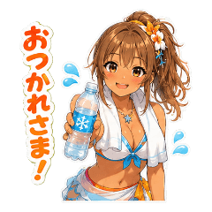 Cheerful Summer Stickers
