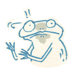 Thinking toad.