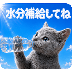 Summer blue sky  Russian