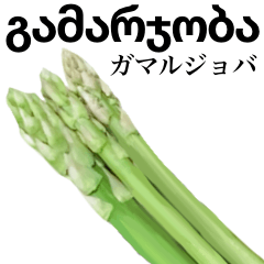 国産 アスパラガス 【ジョージア語】