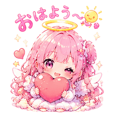 Sparkly Angel Girls Daily Stickers