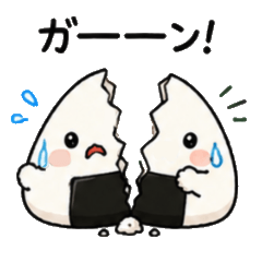 สติกเกอร์โอนิกิริน่ารัก