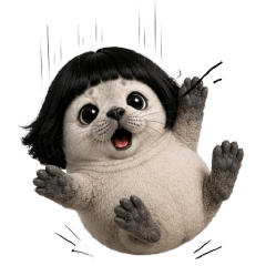 Grey Seal so cute (No text)