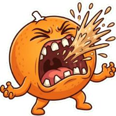 暗黑系臭臉橘子