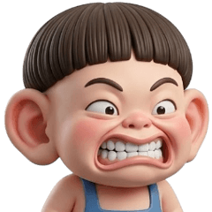小乖表情很有事