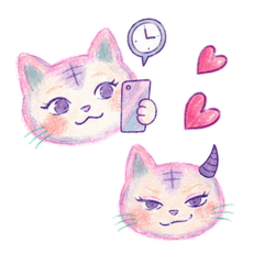 Dreamy Pastel Cat