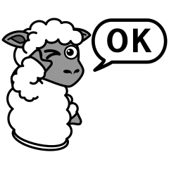 Little sheep puppet