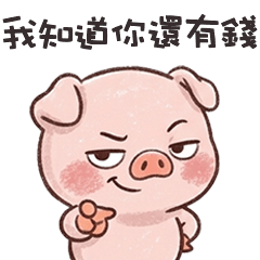 (˶＾⚇＾˵) 小胖豬我知道你還有錢
