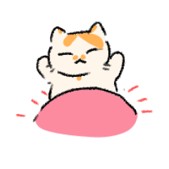 Hachiware Neko's honorific sticker
