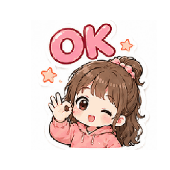 Adorable Girl Stickers Vol.6